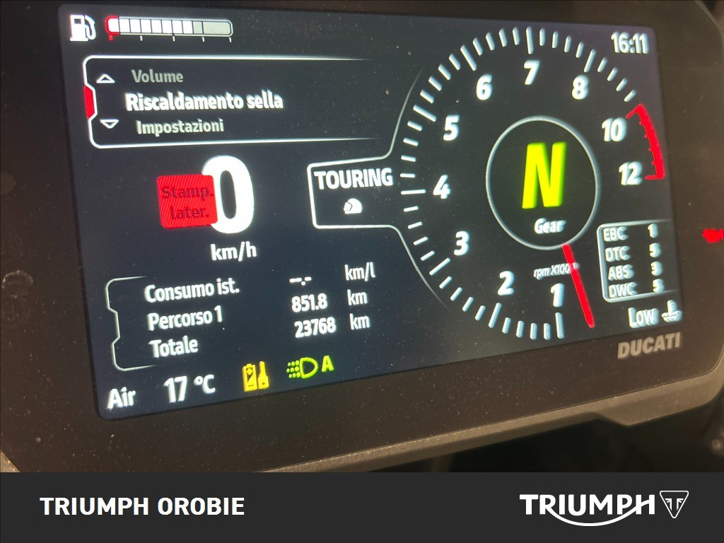 DUCATI Multistrada V4 1160 Rally Red Full Adventure