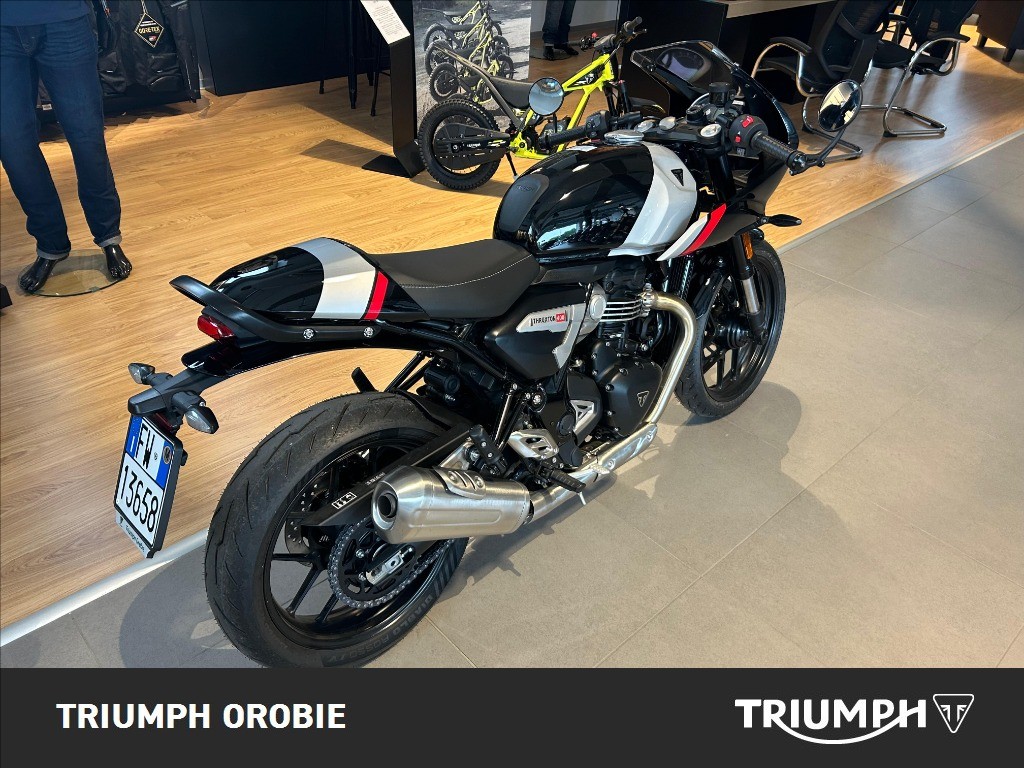 TRIUMPH Thruxton 400 Phantom Black / Aluminium Silver Abs