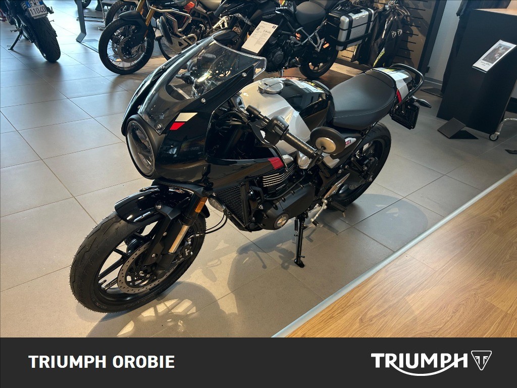 TRIUMPH Thruxton 400 Phantom Black / Aluminium Silver Abs