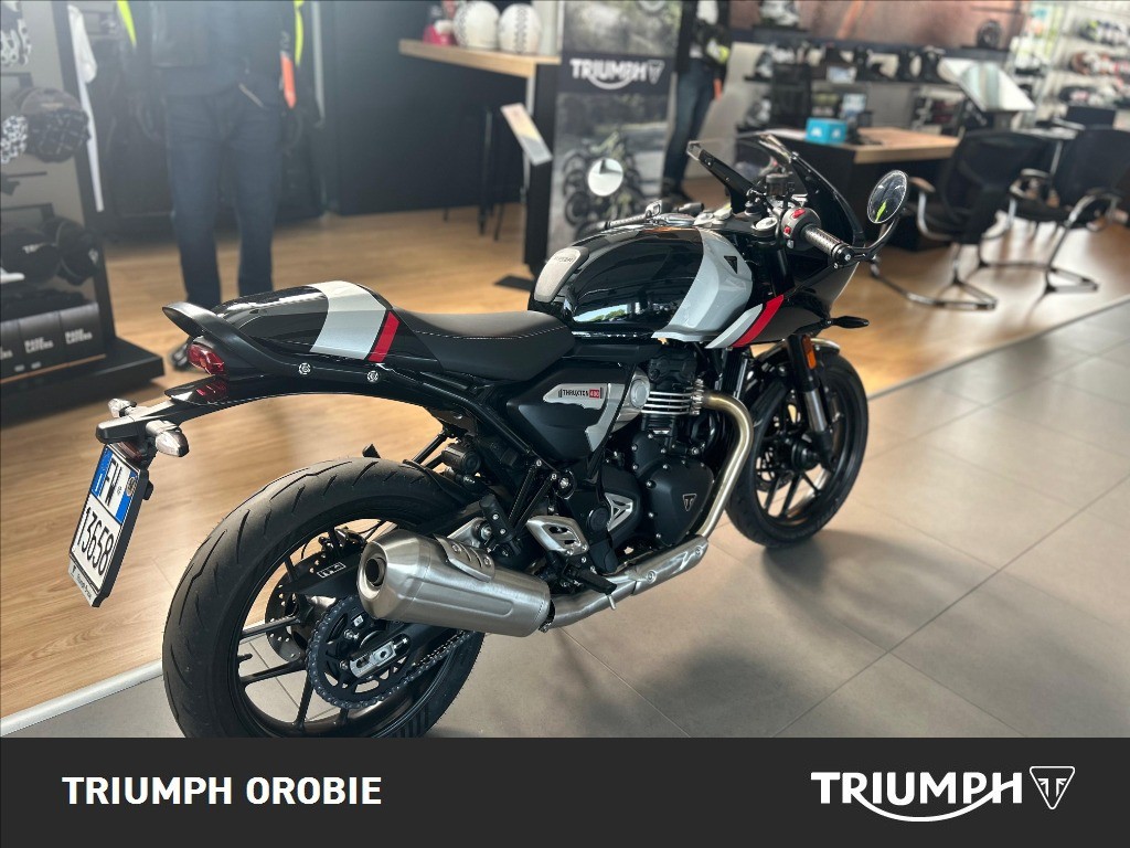 TRIUMPH Thruxton 400 Phantom Black / Aluminium Silver Abs