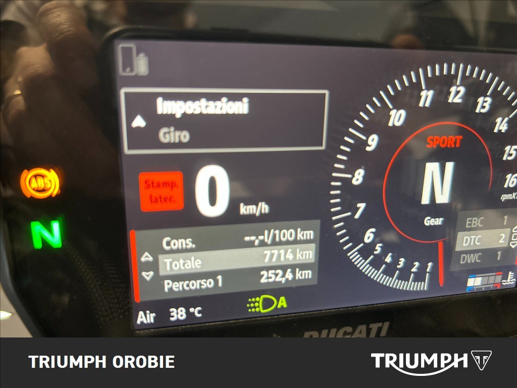 DUCATI Streetfighter V4 1100 S grey nero