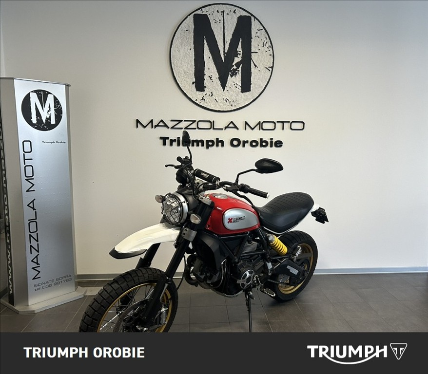 DUCATI Scrambler 800 Desert Sled Red
